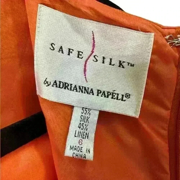 Safe Silk by Adrianna Papelll Size 6 sleeveless sheath midi dress - Picture 5 of 10